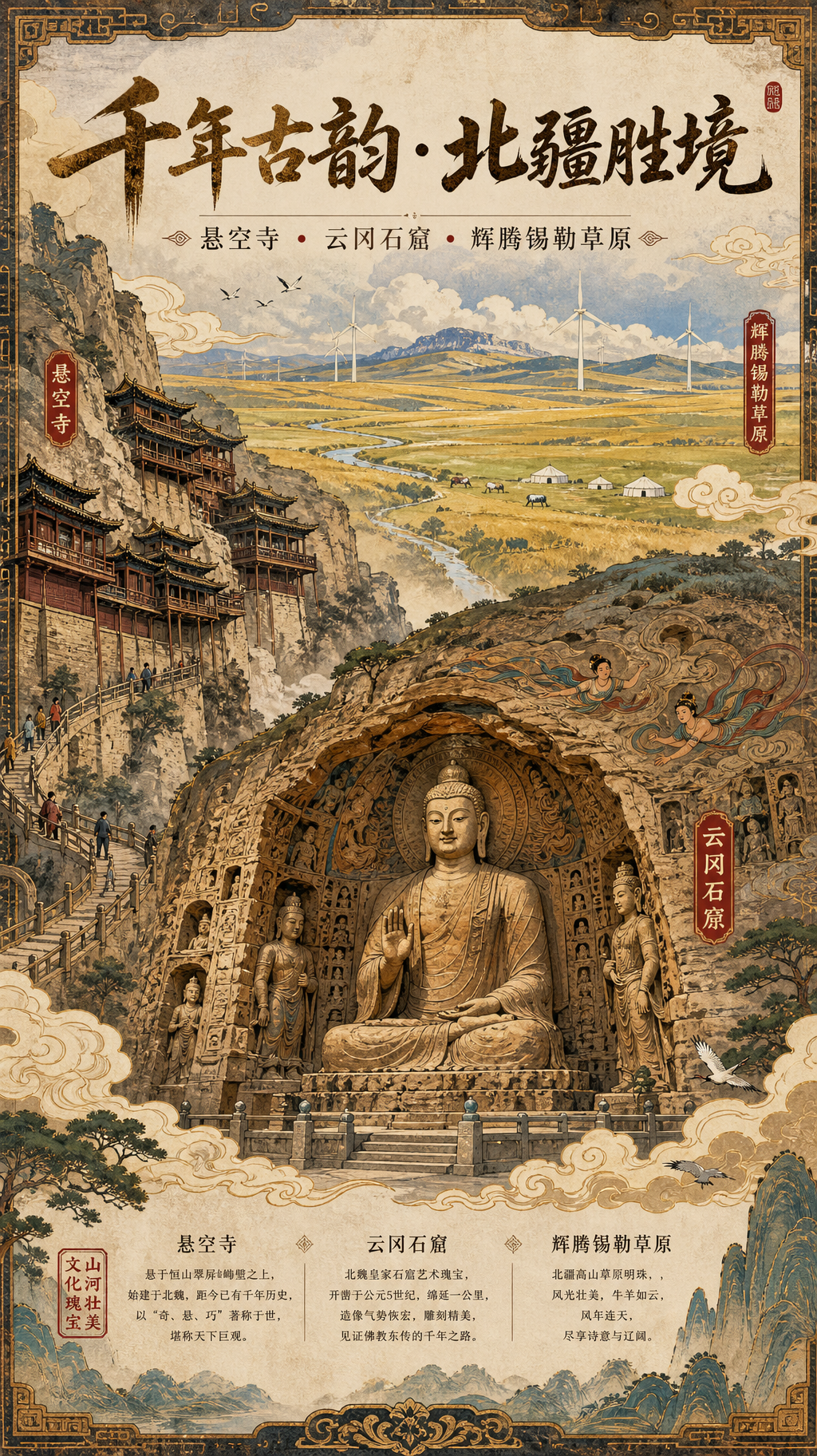 千年古韵北疆胜境海报