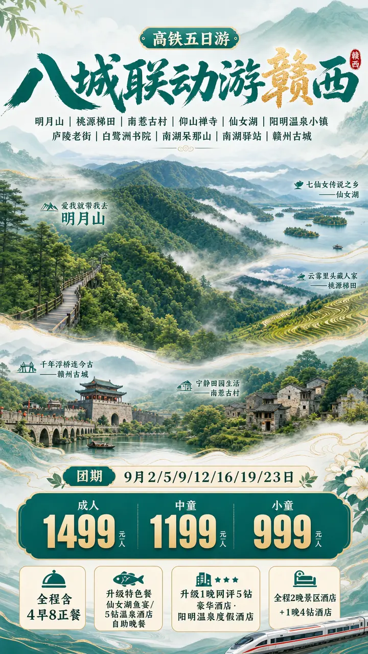 八城联动游赣西